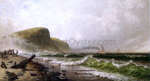  Alfred Thompson Bricher Stormy Seascape - Hand Painted Oil Painting