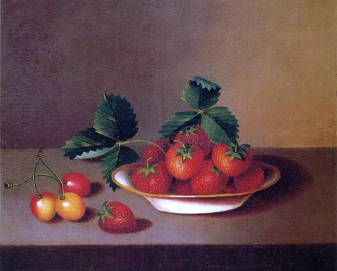  Margaretta Angelica Peale Strawberries and Cherries - Hand Painted Oil Painting
