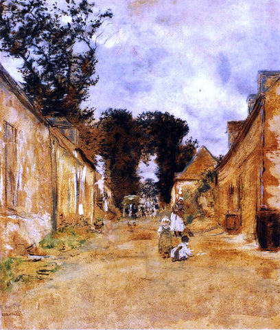  Jean-Francois Raffaelli Street in a Rural Village - Hand Painted Oil Painting
