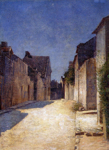  Odilon Redon Street in Samois - Hand Painted Oil Painting