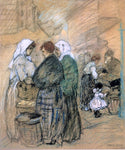  Jerome Myers Street Market - Hand Painted Oil Painting