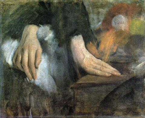  Edgar Degas Study of Hands - Hand Painted Oil Painting