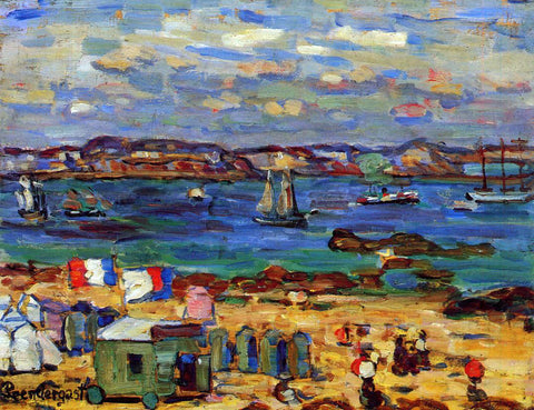  Maurice Prendergast Study, St. Malo, No. 12 - Hand Painted Oil Painting