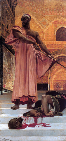  Henri Georges Regnault Summary Judgment under the Moorish Kings of Granada - Hand Painted Oil Painting