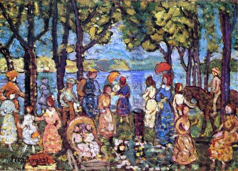  Maurice Prendergast Summer, New England - Hand Painted Oil Painting