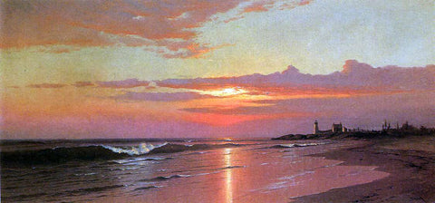  Francis A Silva Sunrise: Marine View - Hand Painted Oil Painting