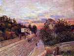  Alfred Sisley Sunset at Port-Marly - Hand Painted Oil Painting