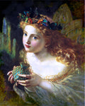  Sophie Anderson Take the Fair Face of Woman (also known as Fairy Queen) - Hand Painted Oil Painting