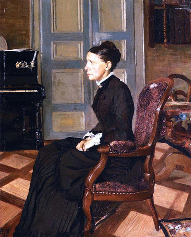  Felix Vallotton The Artist's Mother - Hand Painted Oil Painting