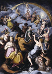  Jacopo Zucchi The Assembly of the Gods - Hand Painted Oil Painting