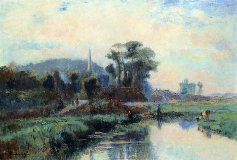  Albert Lebourg The Banks of the Durdent - Hand Painted Oil Painting