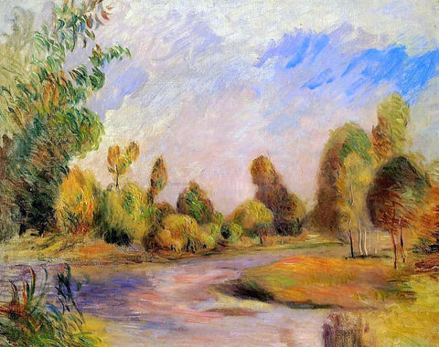  Pierre Auguste Renoir The Banks of the River - Hand Painted Oil Painting
