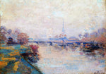  Armand Guillaumin The Banks of the Seine at Paris - Hand Painted Oil Painting