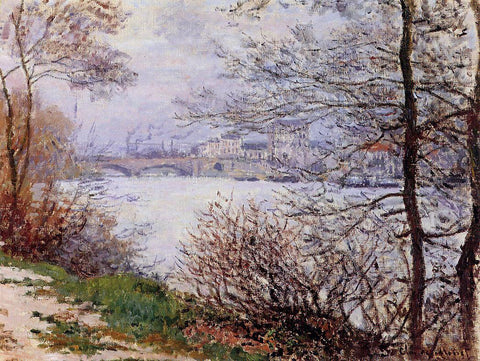  Claude Oscar Monet The Banks of the Seine, Ile de la Grande-Jatte - Hand Painted Oil Painting