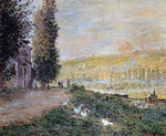  Claude Oscar Monet The Banks of the Seine, Lavacourt - Hand Painted Oil Painting