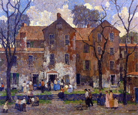  Robert Spencer The Barracks - Hand Painted Oil Painting