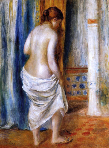  Pierre Auguste Renoir The Bathrobe - Hand Painted Oil Painting