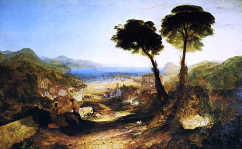  Joseph William Turner The Bay of Baiae, with Apollo and the Sibyl - Hand Painted Oil Painting
