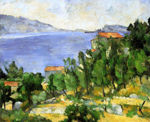 Paul Cezanne The Bay of L'Estaque from the East - Hand Painted Oil Painting