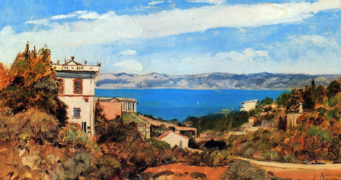  Paul-Camille Guigou The Bay of Marseille, Saint-Henri - Hand Painted Oil Painting