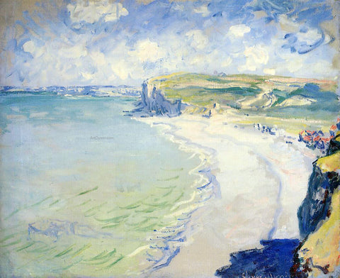  Claude Oscar Monet The Beach at Pourville - Hand Painted Oil Painting