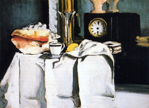  Paul Cezanne The Black Clock - Hand Painted Oil Painting