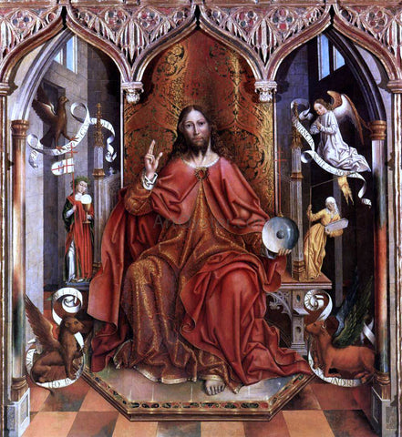  Fernando Gallego The Blessing Christ - Hand Painted Oil Painting