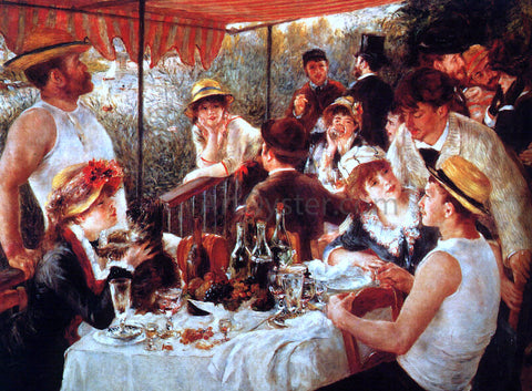  Pierre Auguste Renoir Boating Party Lunch - Hand Painted Oil Painting