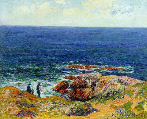 Henri Moret The Breton Coast - Hand Painted Oil Painting
