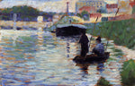  Georges Seurat The Bridge - View of the Seine - Hand Painted Oil Painting