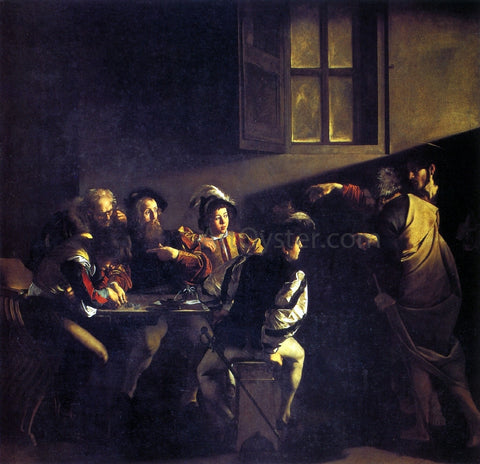  Caravaggio The Calling of St Matthew - Hand Painted Oil Painting