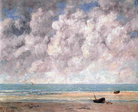  Gustave Courbet The Calm Sea - Hand Painted Oil Painting