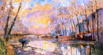  Albert Lebourg The Canal at Charenton - Hand Painted Oil Painting