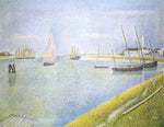  Georges Seurat The Channel at Gravelines, in the Direction of the Sea - Hand Painted Oil Painting