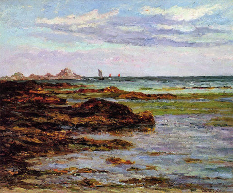  Maxime Maufra The Coastline in Brittany - Hand Painted Oil Painting