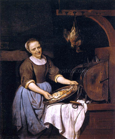  Gabriel Metsu The Cook - Hand Painted Oil Painting