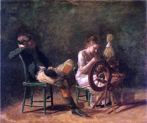  Thomas Eakins The Courtship - Hand Painted Oil Painting