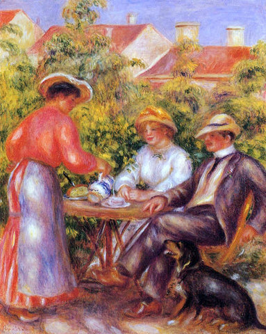  Pierre Auguste Renoir The Cup of Tea - Hand Painted Oil Painting