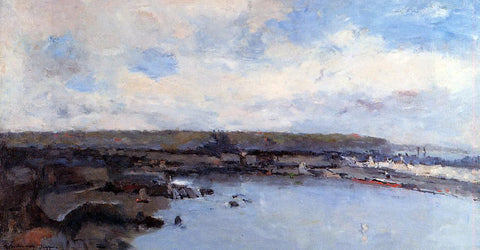  Albert Lebourg The Dieppe Basin - Hand Painted Oil Painting