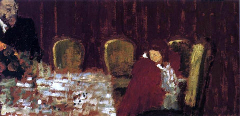  Edouard Vuillard The Dining Room - Hand Painted Oil Painting