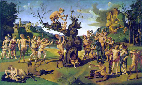  Piero Di Cosimo The Discovery of Honey - Hand Painted Oil Painting