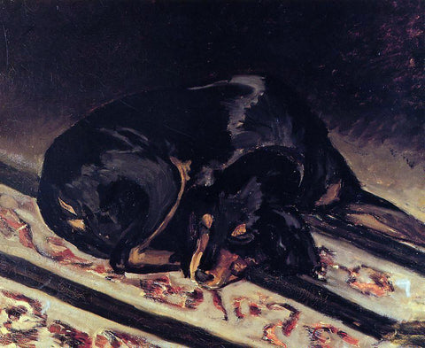  Jean Frederic Bazille The Dog Rita Asleep - Hand Painted Oil Painting
