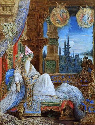  Gustave Moreau The Dream Haunting the Mogul - Hand Painted Oil Painting