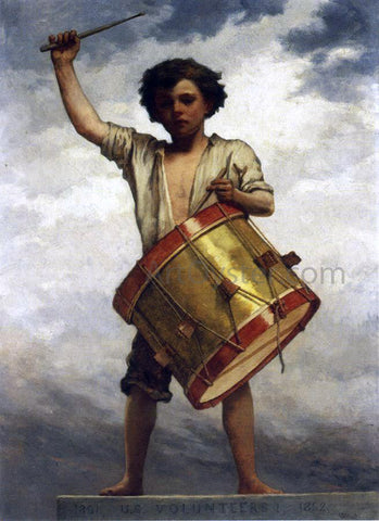  William Morris Hunt A Drummer Boy - Hand Painted Oil Painting