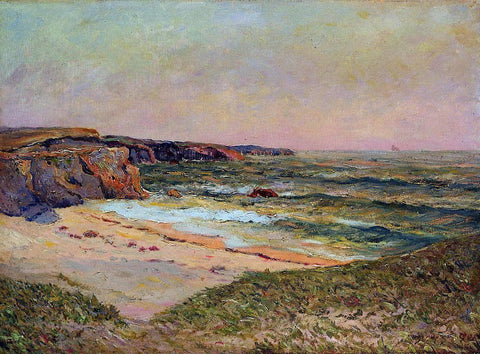  Maxime Maufra The Dunes of Port Blanc near Ile de Quiberon - Hand Painted Oil Painting