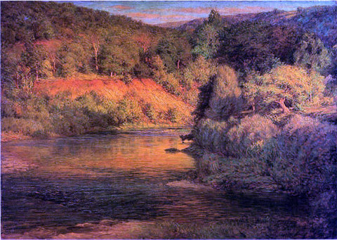  John Ottis Adams The Ebb of Day (also known as The Bank) - Hand Painted Oil Painting