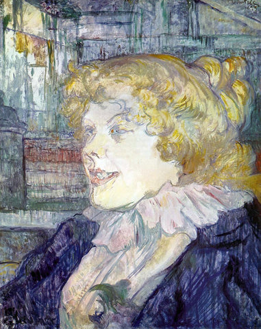  Henri De Toulouse-Lautrec The English Girl from the 'Star', Le Havre - Hand Painted Oil Painting