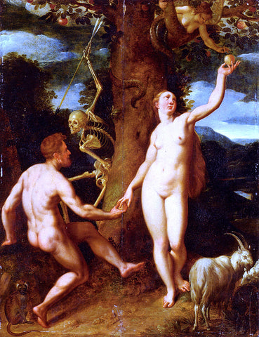  Cornelis Cornelisz The Fall of Man - Hand Painted Oil Painting