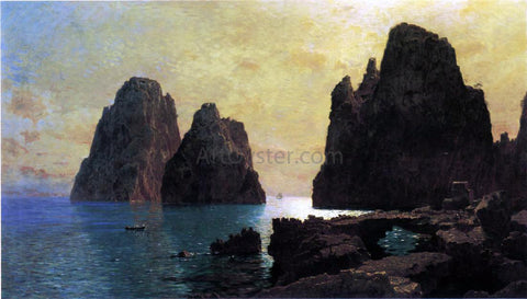  William Stanley Haseltine The Faraglioni Rocks - Hand Painted Oil Painting