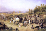  Myles Birket Foster The Farm Cart - Hand Painted Oil Painting